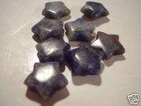 10 Blue Sodalite (N) Stars Calcite Gemstone Bead Beads  