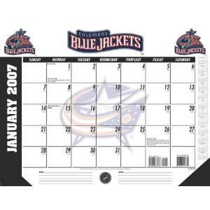  Columbus Blue Jackets NHL 2007 Office Desk Calendar 