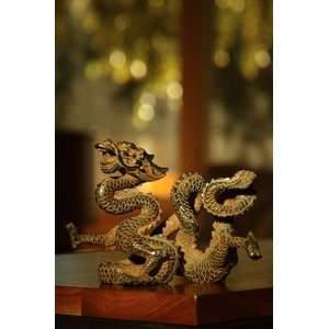  Chinese Dragon of the West Wind Asian Statue