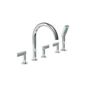   Brass Roman Tub Faucet with Handshower Only, Lever Handles NB3 2487 10