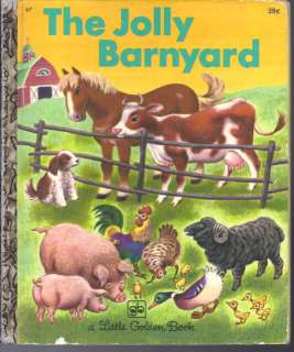 The Little Golden Book The Jolly Barnyard  