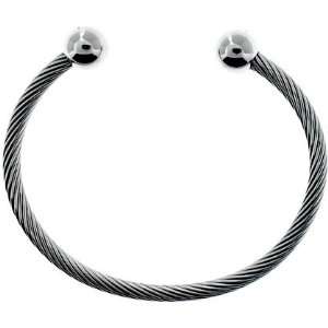 Inox Jewelry 316L Stainless Steel Cable Bracelet Jewelry