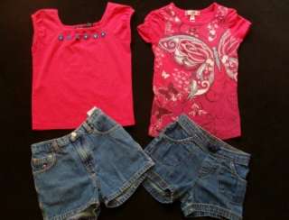   Used Girl 5T 6T Spring Summer Clothes Outfits Shorts Play Lot  