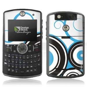  Design Skins for Motorola Q9   Blue Circles Design Folie 
