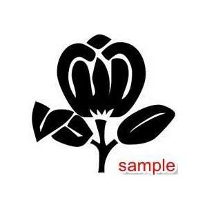  FLOWERS AND PLANTS FLOWER 01 10 WHITE VINYL DECAL STICKER 