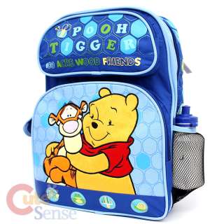 Winnie Pooh & Tigger Large School Backpack/Bag DISNEY  