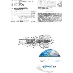    NEW Patent CD for MULTIPLE MEMBER ASSEMBLY 