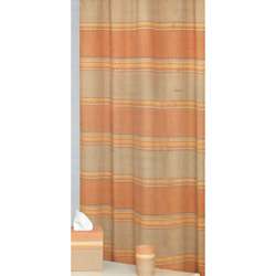 Horizon Green/ Orange/ Yellow Shower Curtain  