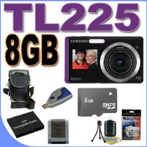 Samsung TL225 DualView 12MP Digital Camera w/4.6x Wide Angle Optical 