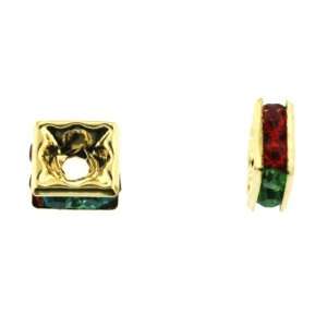  Gold Plated   Spacers   Square   6.5mm Height, 3mm Width 
