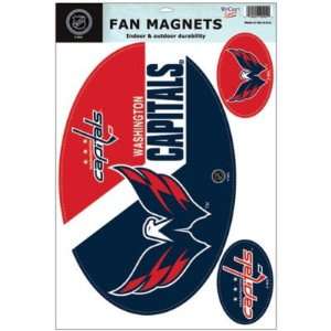  Washington Capitals Official Logo Car Magnet Set Sports 