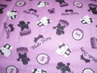 Hello Kitty Flannel Baby Toddler sheet set lavender  