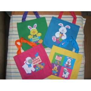  Childrens Easter Tote Bags   Set of 4