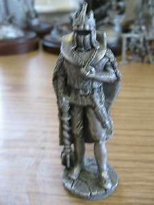   Pewter sculpture the Black Knight 1985 Maurus fantasy wizards dragons