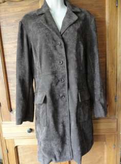 Travelsmith Womens Sz S Petite SP PS Trench Coat Brown  