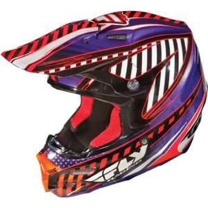  FLY RACING F2 CARBON SYSTEMATIC MX HELMET PURPLE 2XL 