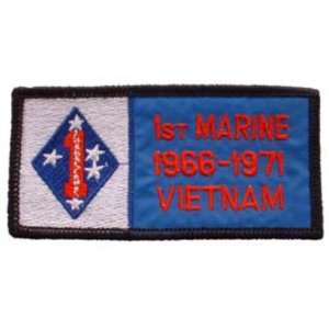  U.S.M.C. 1st Marine Division 1966 1971 Vietnam Patch 1 3/4 