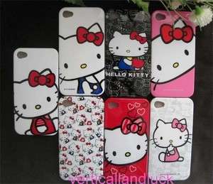 7pcs Hello Kitty Hard Back Case For iPhone 4 4G SS 002  