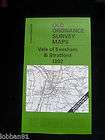   Survey Map Vale Evesham, Stratford u Avon Salford Priors 1892 S200