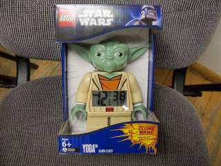 Lego Star Wars Yoda Mini Figure Alarm Clock, New,Mint  