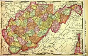 1920 History Genealogy of LEWIS County West Virginia WV  