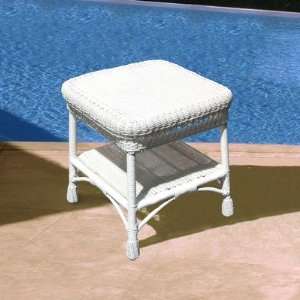 North Cape International NC369ET  Manchester Side Table Finish White 