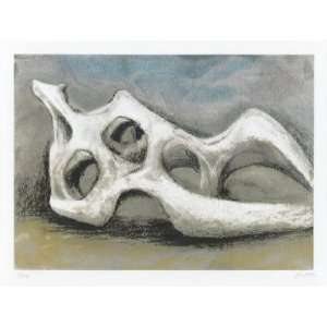   oil paintings   Henry Moore   24 x 18 inches   Reclining Figure Bone