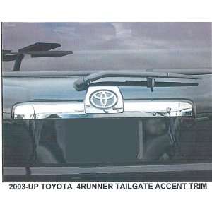 2003 2009 Toyota 4Runner 2pc Tail Gate Trim Stainless Steel Accent 
