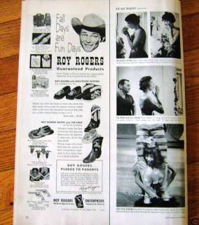 1954 Ad Roy Rogers Toys & Gifts  