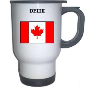 Canada   DELHI White Stainless Steel Mug Everything 