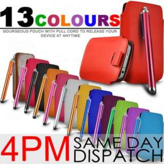   LEATHER PULL TAB CASE COVER POUCH FOR VARIOUS MOBILE PHONE’S  