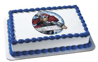 Edible Thor Avenger cake decorating image birthday14189  