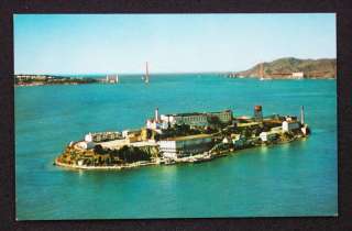 1940s? Alcatraz Island Golden Gate San Francisco CA PC  