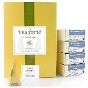 Tea Forte Event Box   48 Silken Pyramid Infusers   English Breakfast