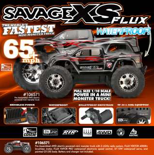 HPI MINI RTR Savage XS Flux 4WD Waterproof 2.4GHz 2011  