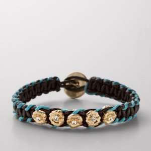  RELIC Brown and Turquoise Braided Bracelet Jewelry