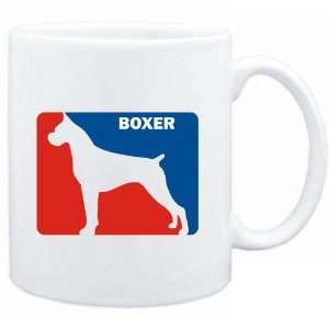  Mug White  Boxer Sports Logo  Dogs