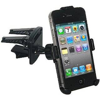  Rubberized Retractable Car Charger for Apple iPhone 4 