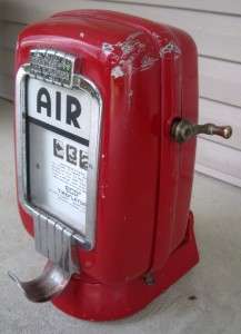 Vintage Gas Station Air Meter Eco Tireflator Model 97 WORKS  