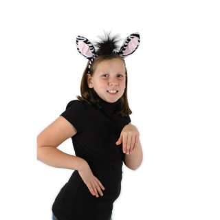 Zebra Animal Ear and Tail costume set kids&adults size  