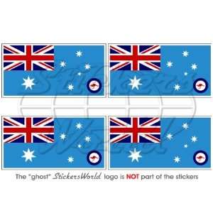  AUSTRALIA Australian AirForce Flag RAAF 2 (50mm) Vinyl 
