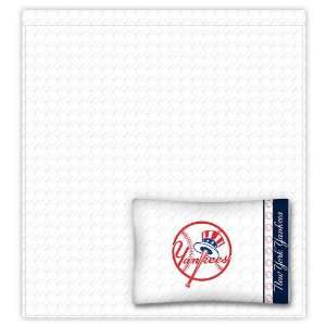  MLB NEW YORK YANKEES MVP Jersey Sheet Set   Twin,Full 