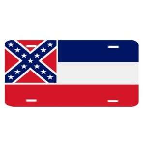  Mississippi State Flag Vanity Auto License Plate Tag Automotive