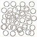 This item Silverplated 6 mm 19 gauge Open Jump Rings (Pack of 100)