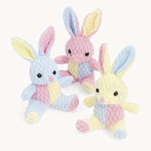    Plush Honeycomb Easter Bunnies   Novelty Toys & Plush Toys & Games