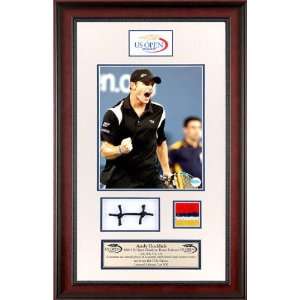  Andy Roddick   2007 US Open   Framed Display Piece with 
