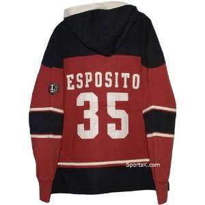  Tony Esposito Chicago Blackhawks Alumni Lace Hooded 