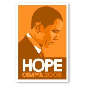  Obama Hope Orange Poster