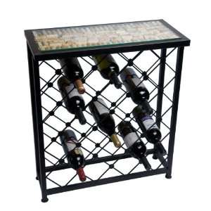  Veranda Wine Table Rack   Hold 28 Bottle