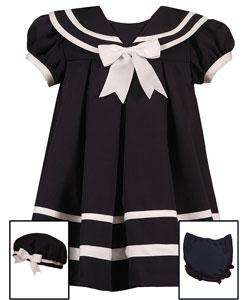 Rare Editions 3 piece Navy Sailor Dress  